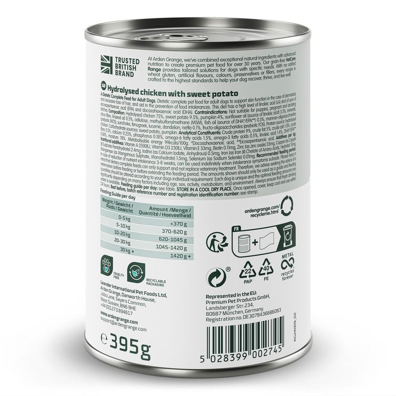 Arden Grange Dog VetCare Hypo 395gx6