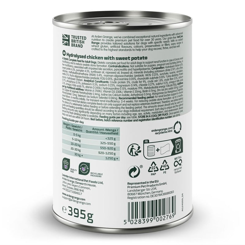 Arden Grange Dog VetCare Renal 395gx6