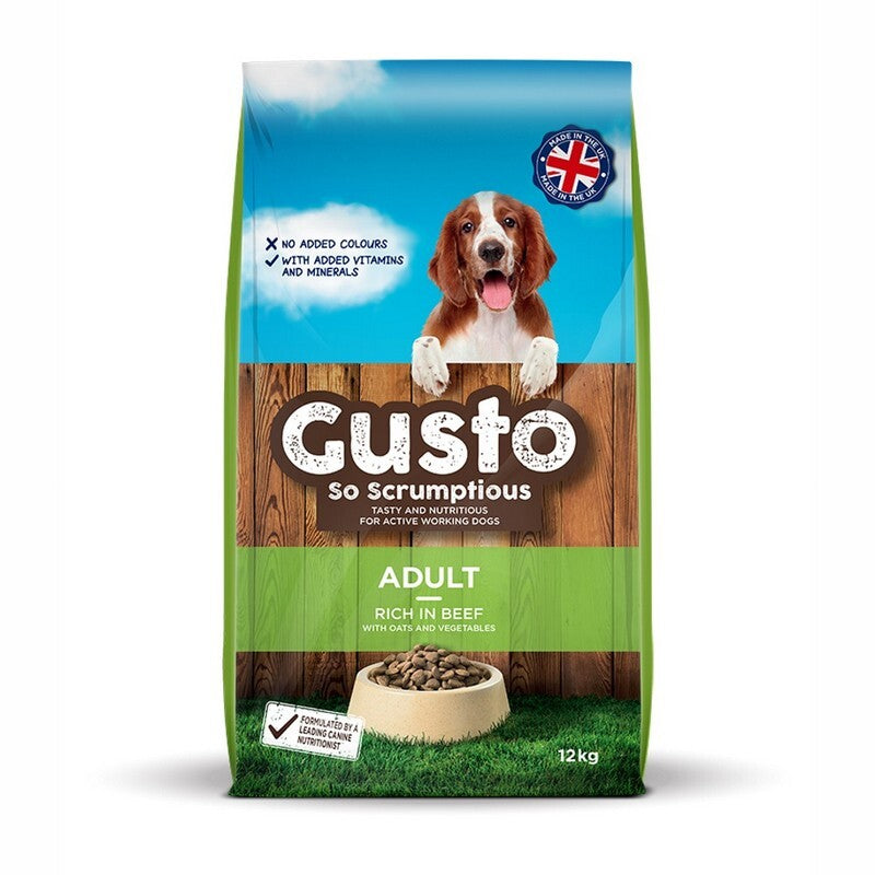 Gusto Adult Beef 12 kg