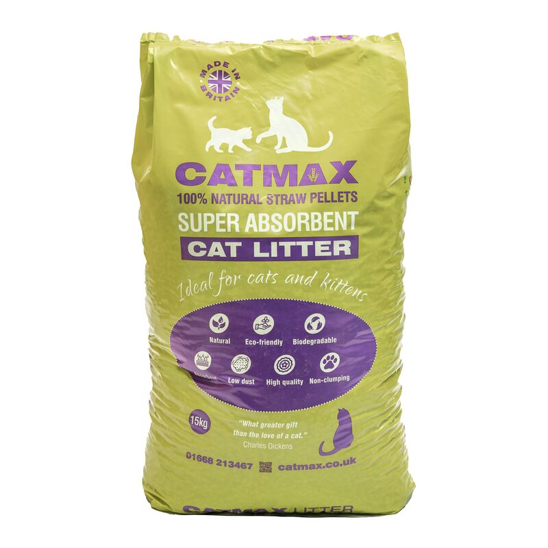 Catmax Straw Pellet Cat Litter 15kg