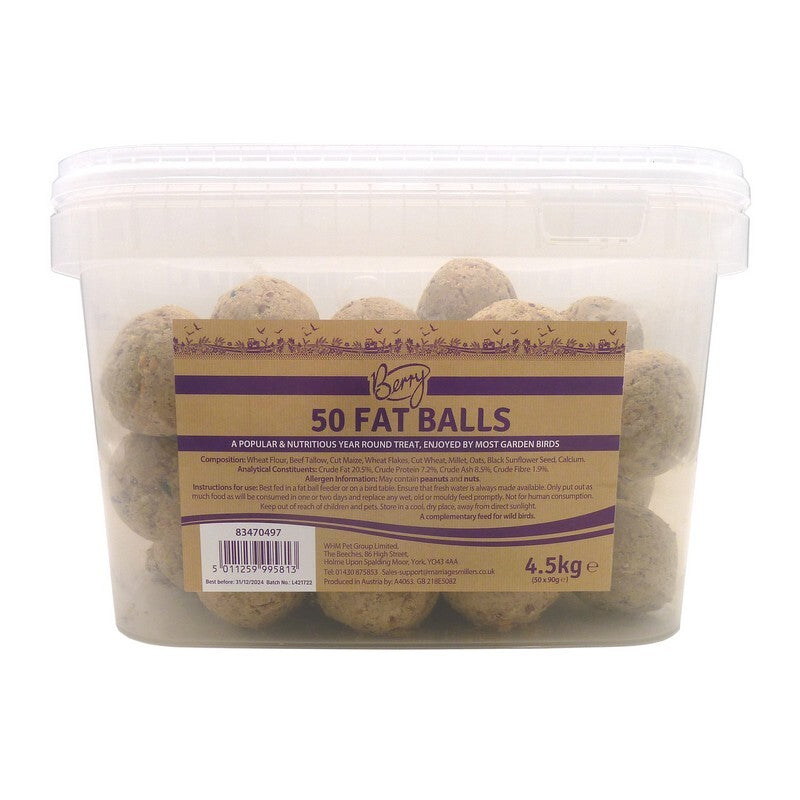 Berry Feeds FatBalls 50 No Net Tb 4.5kg