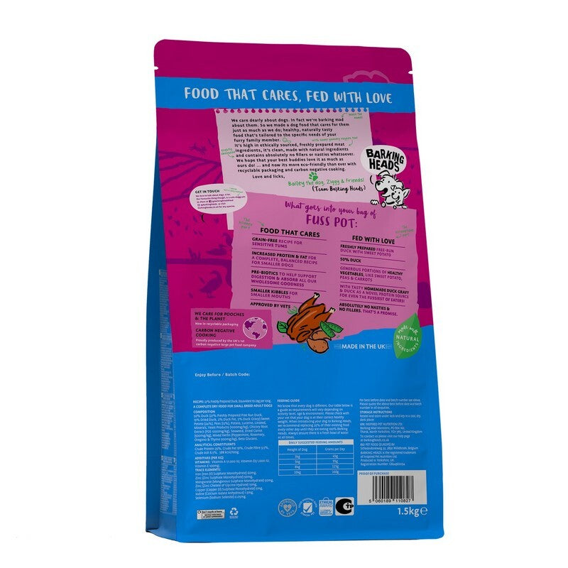 Barking Head Little Paws Fuss Dk 1.5kgx4