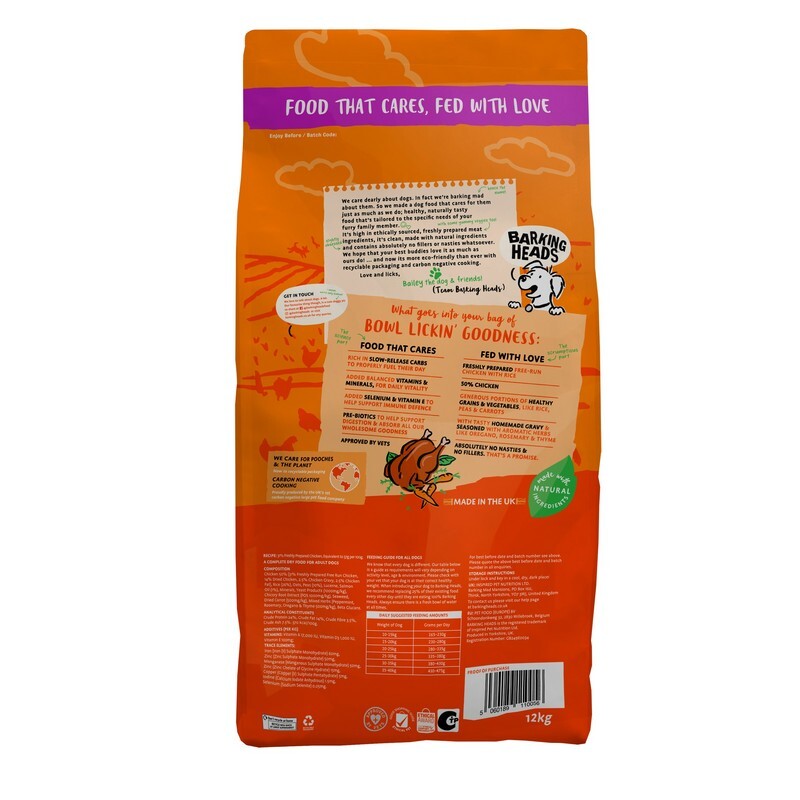Barking Head All Hound Bowl Chicken 12kg