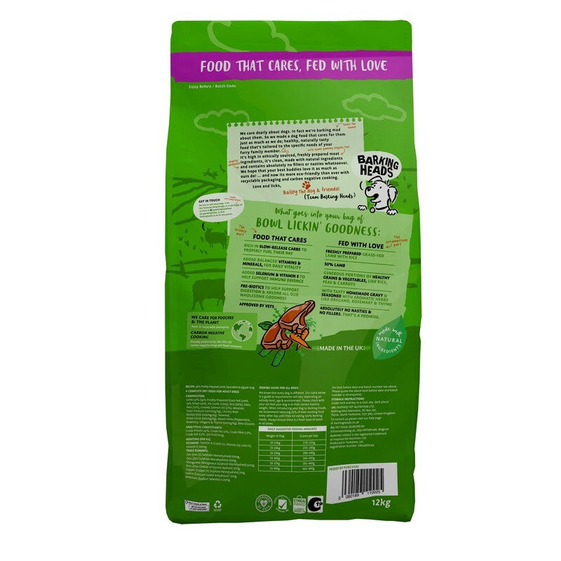 Barking Head All Hound Bowl Lamb 12 kg