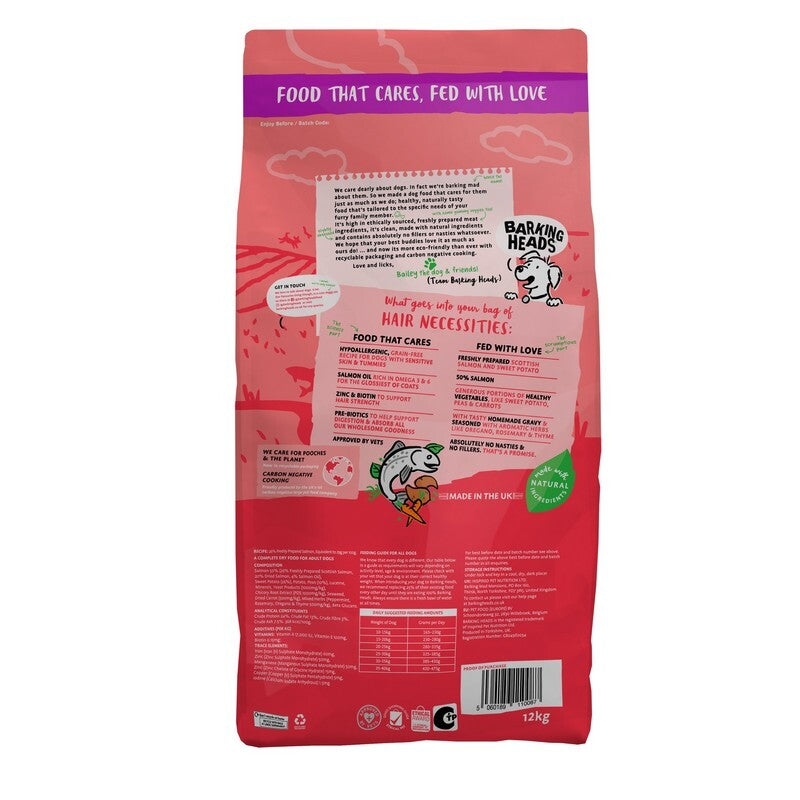 Barking Head All Hound Hair Salmon 12 kg