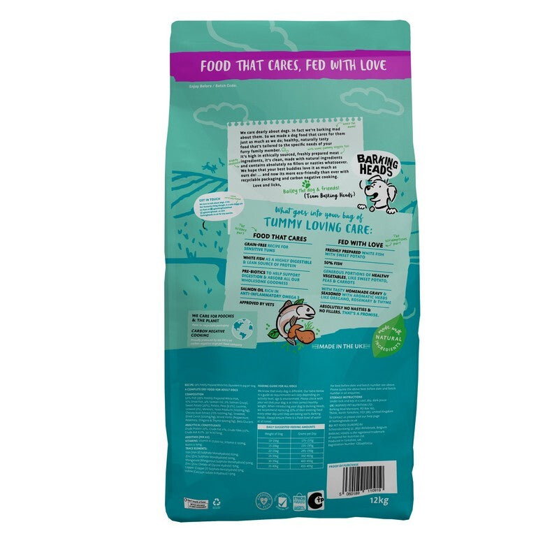 Barking Head All Hound Tum Care Fsh 12kg