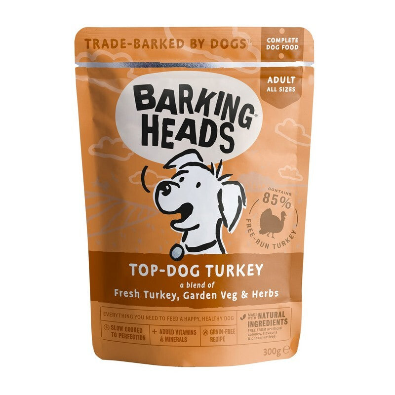 Barking Head Top Dog Turkey 300gx10