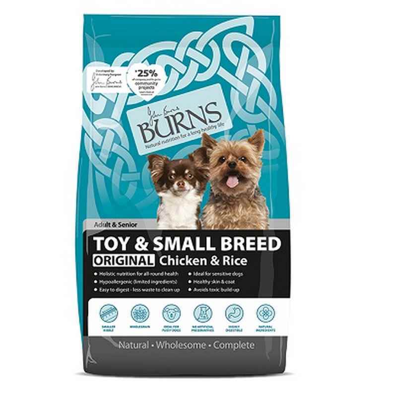 Burns Adult Small & Toy Breed 6 kg
