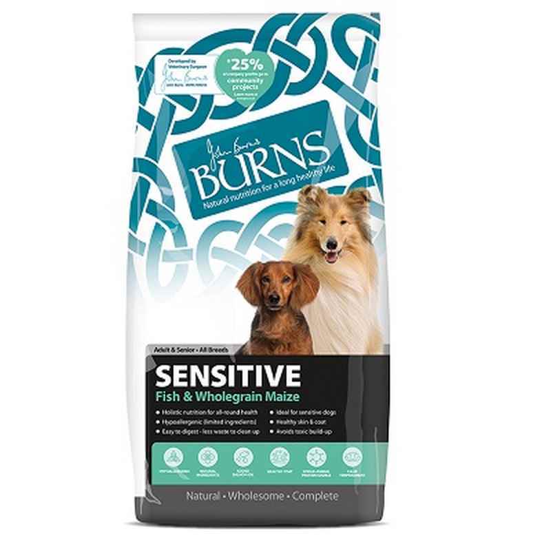 Burns Sensitive with Fish 6 kg