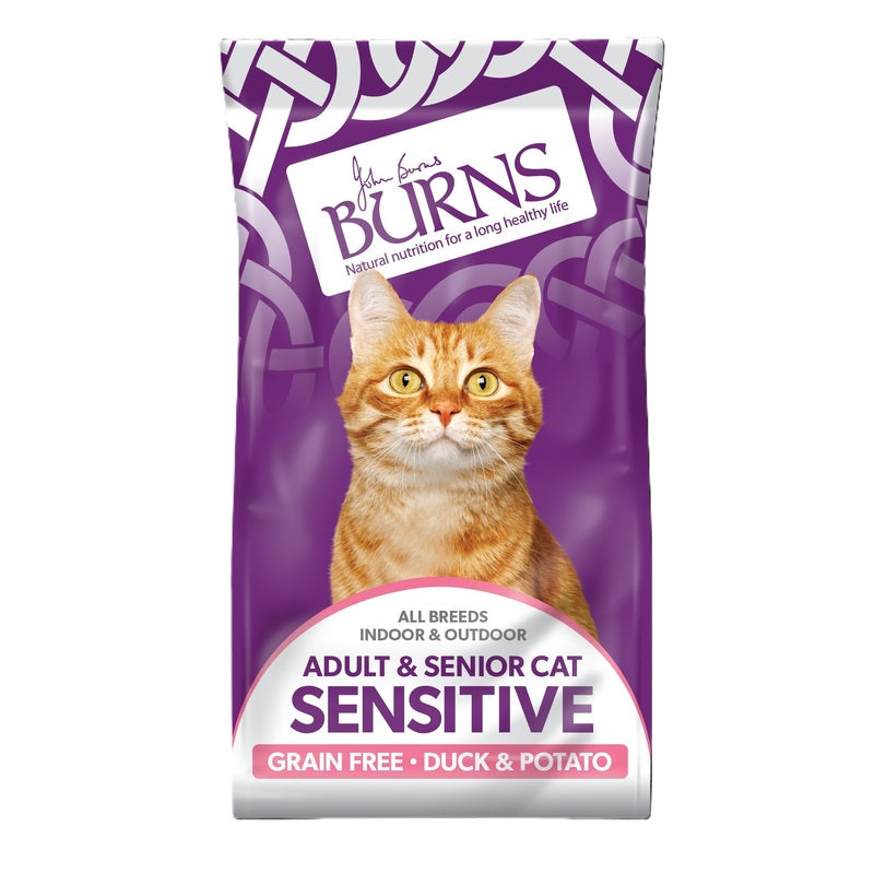 Burns Cat Sensitive GF Duck & Pot 1.5 kg