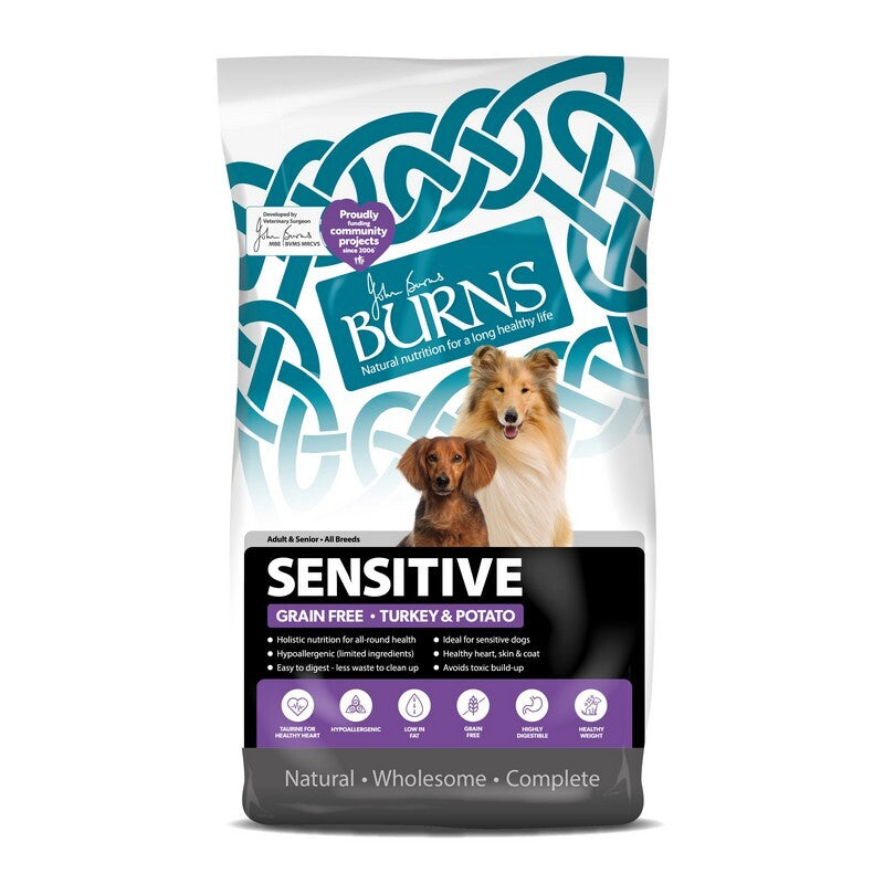 Burns Sensitive GF with Turkey 12 kg
