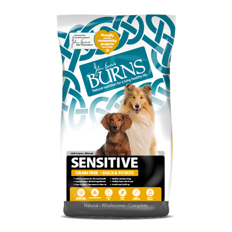 Burns Sensitive GF with Duck 2 kg