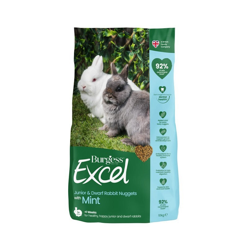 Burgess Excel Rabbit Junior&Dwarf 10kg