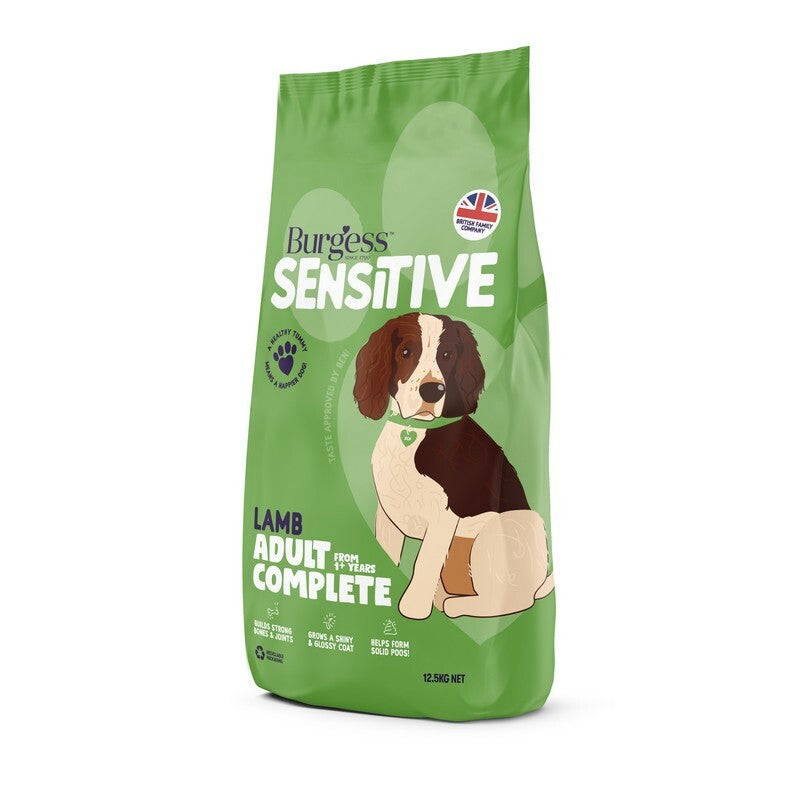 Burgess Sensitive Dog Lamb & Rice 12.5kg