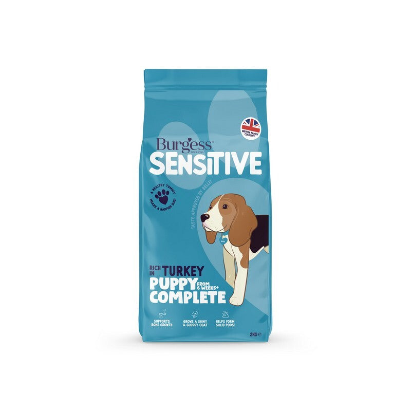 Burgess Sensitive Pup Turkey Rice 2kg