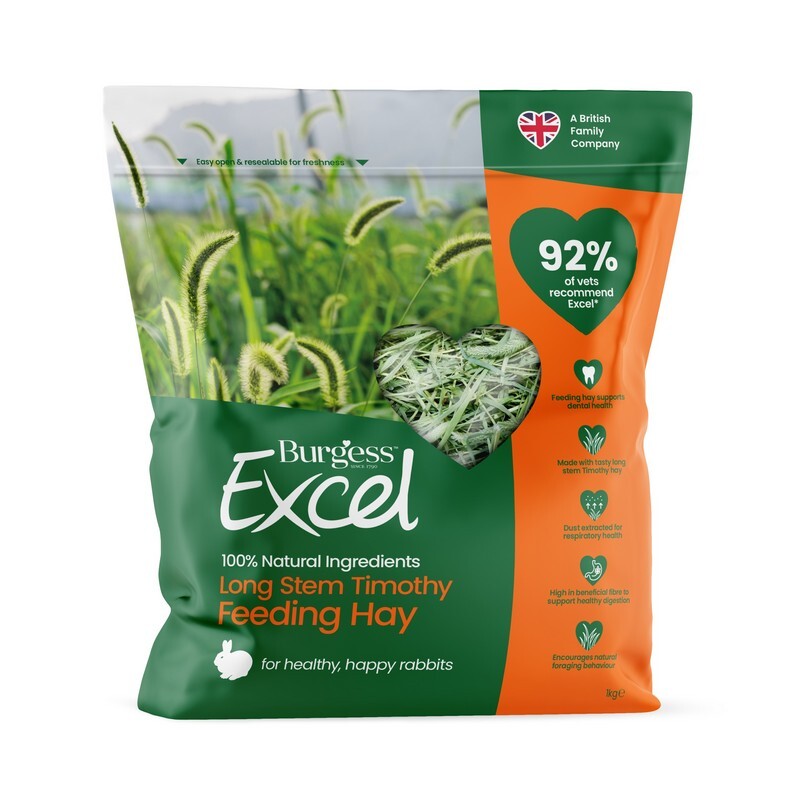 Burgess Excel Long Stem Feeding Hay 1 kg
