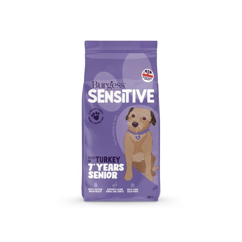 Burgess Sensitive Sen 7+ Dog Turkey 2kg