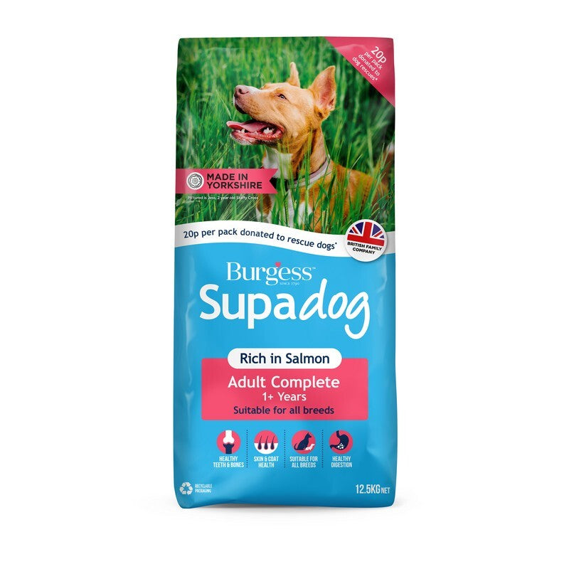 Burgess Supadog Adult Salmon 12.5kg