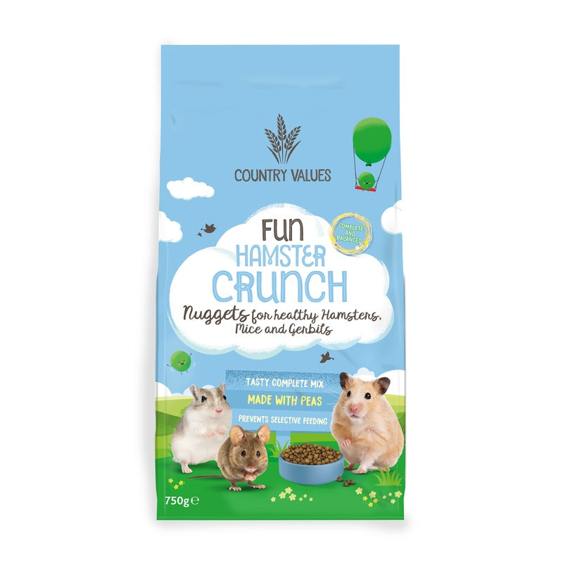 Country Value Hamster Crunch Nugg 750gx3