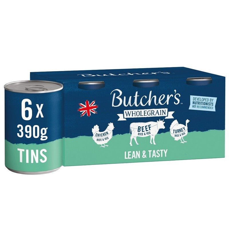 Butchers Tins Lean & Tasty 390gx6x4