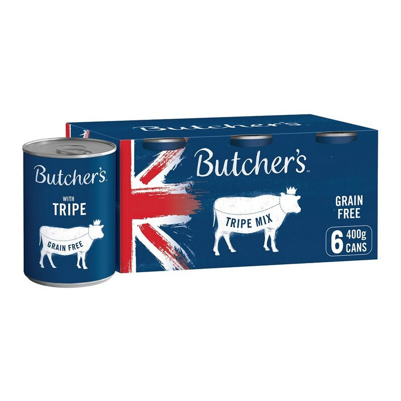 Butchers Tins Tripe GF Mix 400gx6x4