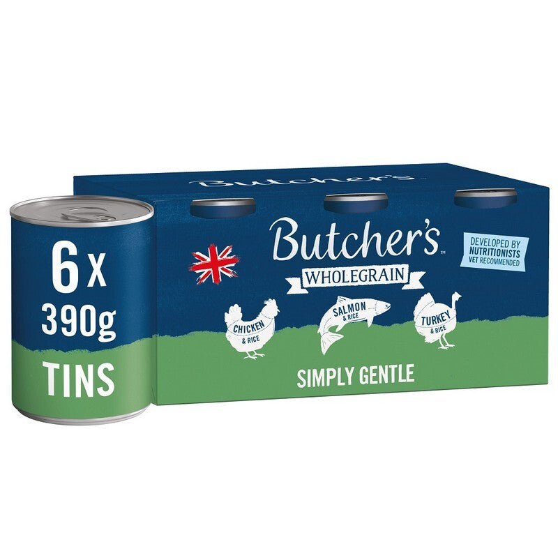 Butchers Tins Simply Gentle 390gx6x4