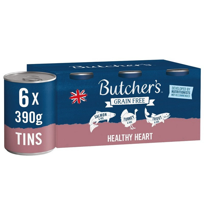 Butchers Tins GF Healthy Heart 390gx6x4