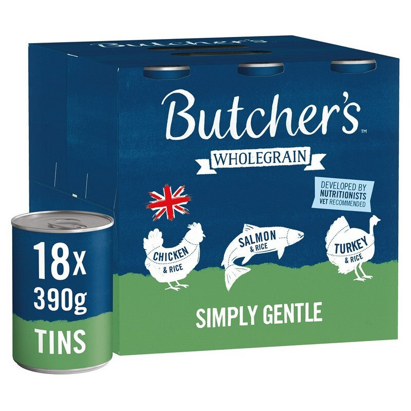 Butchers Tins Simply Gentle 390gx18