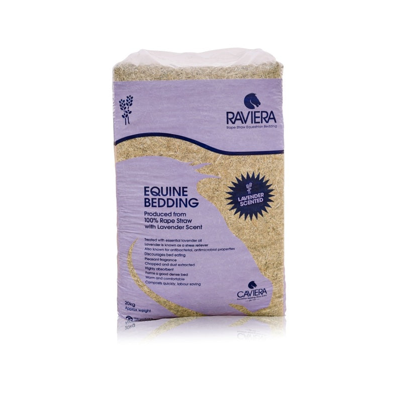 Raviera Rape Straw Bed Lavender 20 kg