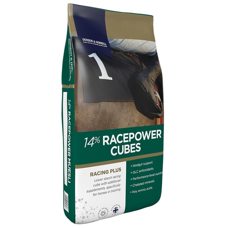 D & H Racepower 14% Cubes 25 kg