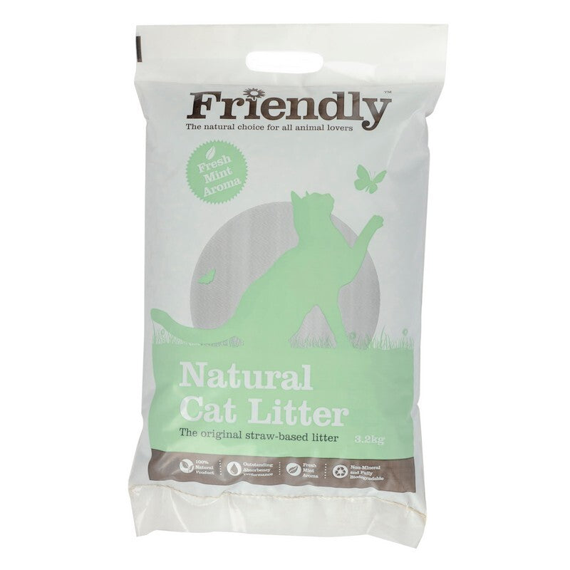 Friendly Natural Cat Litter 3.2 kg