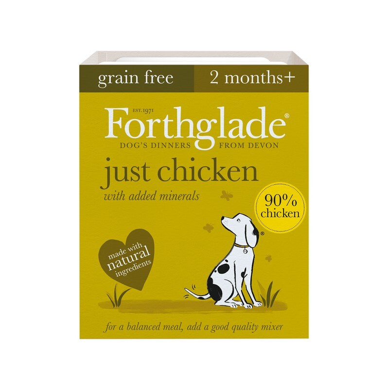 Forthglade Adult Just GF Chicken 395gx18