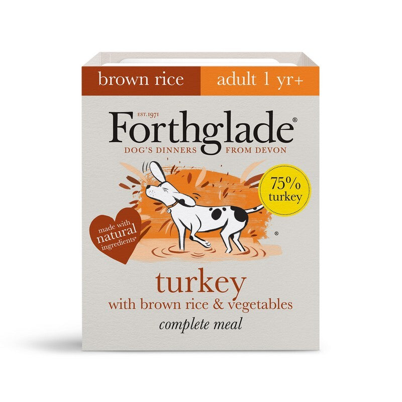 Forthglade Adult Comp Turkey Veg 395gx18