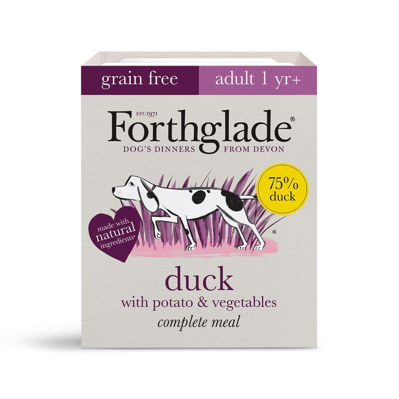 Forthglade Adlt Comp GF Duck 395gx18
