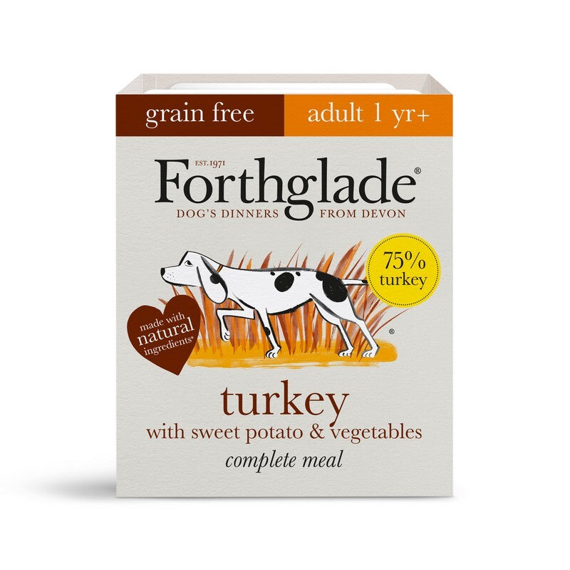 Forthglade Adlt Comp GF Turkey 395gx18
