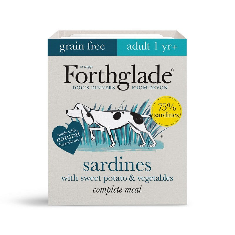 Forthglade Adlt Comp GF Sardines 395gx18