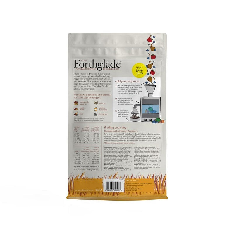 Forthglade Small Dog Cold GF Turk 2 kg