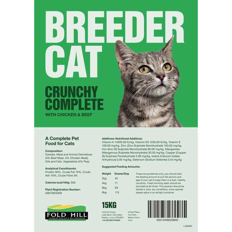 Fold Hill Breeder Cat Complete 15 kg