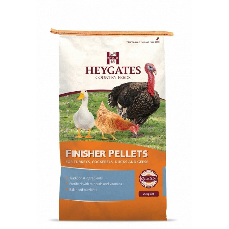 Heygates Turkey Poultry Finish Plts 20kg