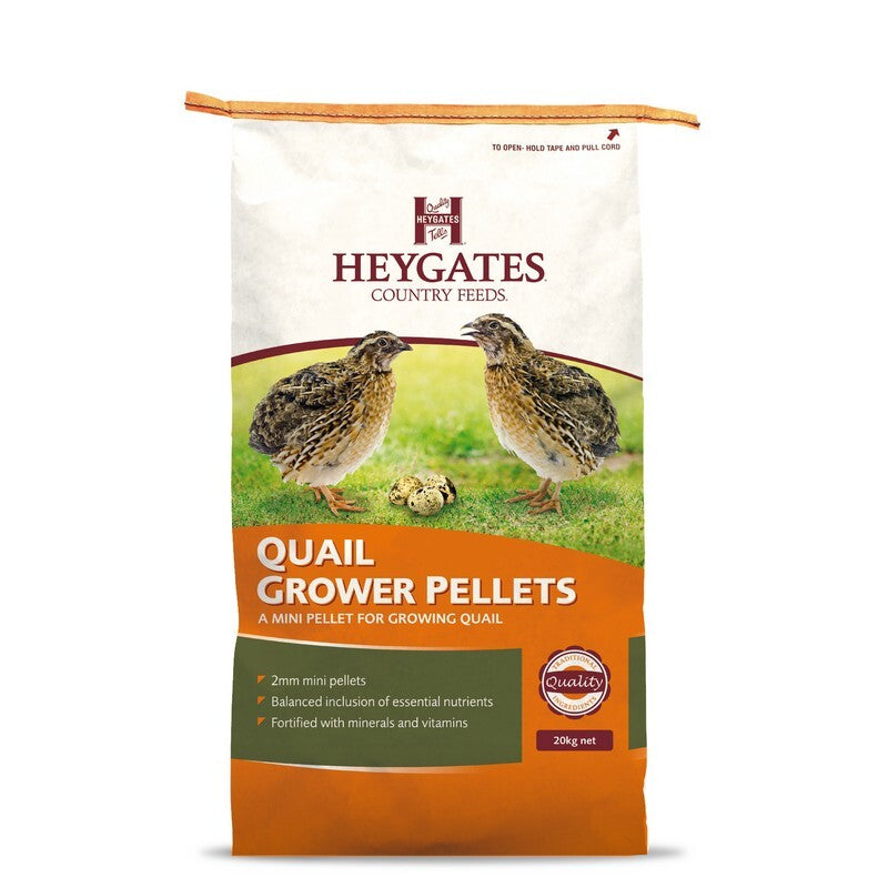 Heygates Quail Grower Pellets 20 kg