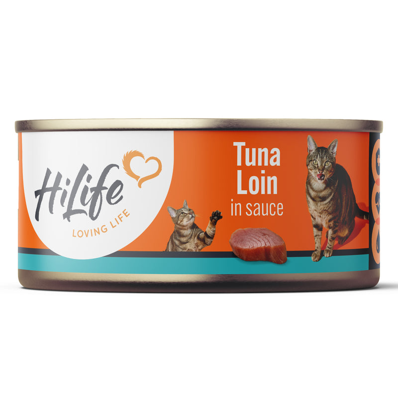 HiLife Cat Tin Tuna Loin Sauce 70gx12