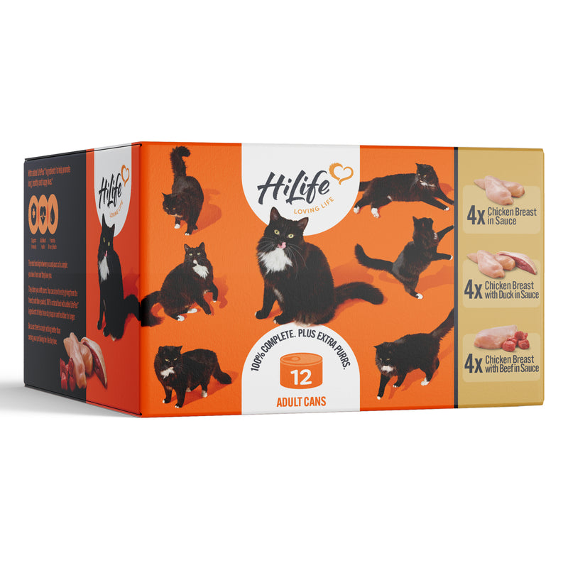 HiLife Cat Tin Chicken Recipes 70gx12x4