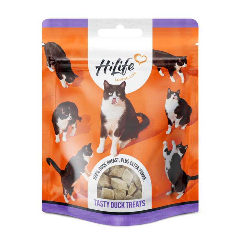 HiLife Cat Tasty Duck Treats 10gx12