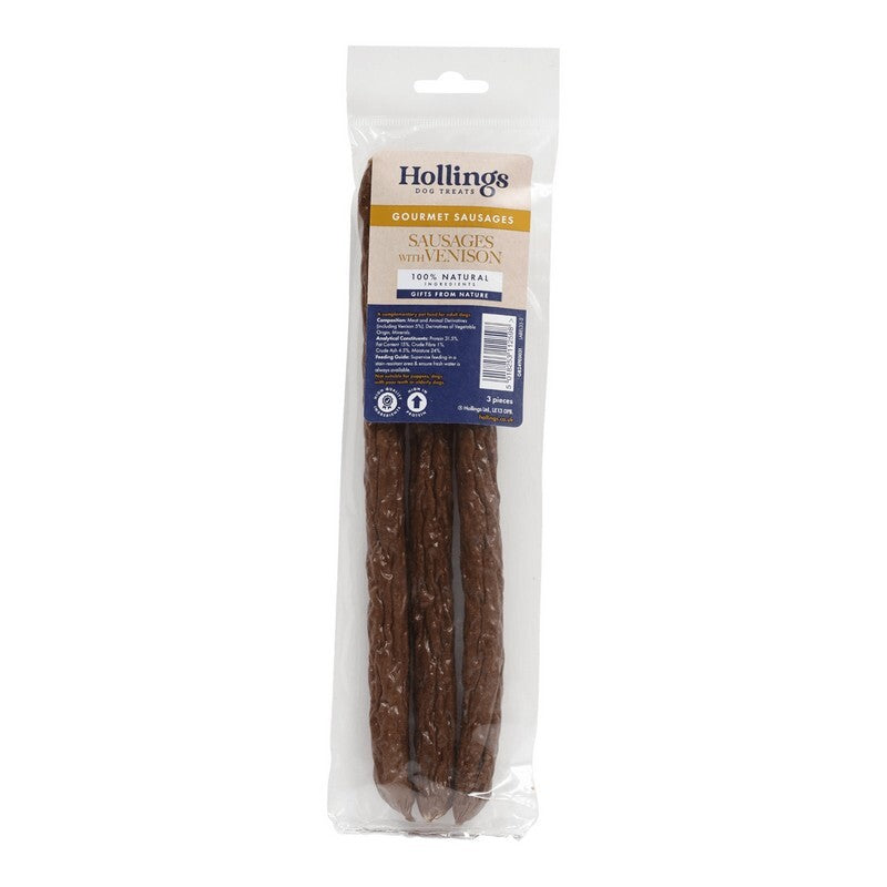 Hollings Sausage Venison D/B 3pkx12