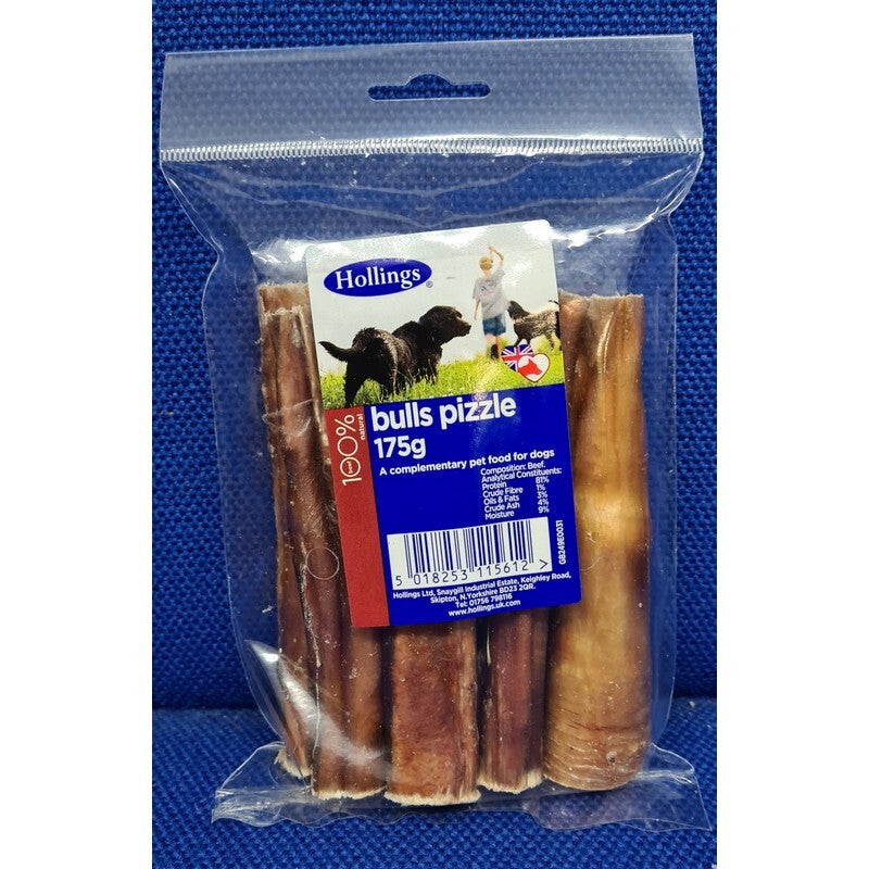 Hollings Bulls Pizzle 175g Pre Pack x10