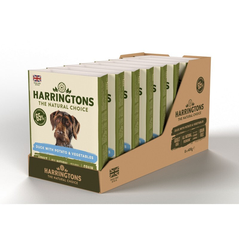 Harringtons Dog Wet Duck & Potato 400gx8