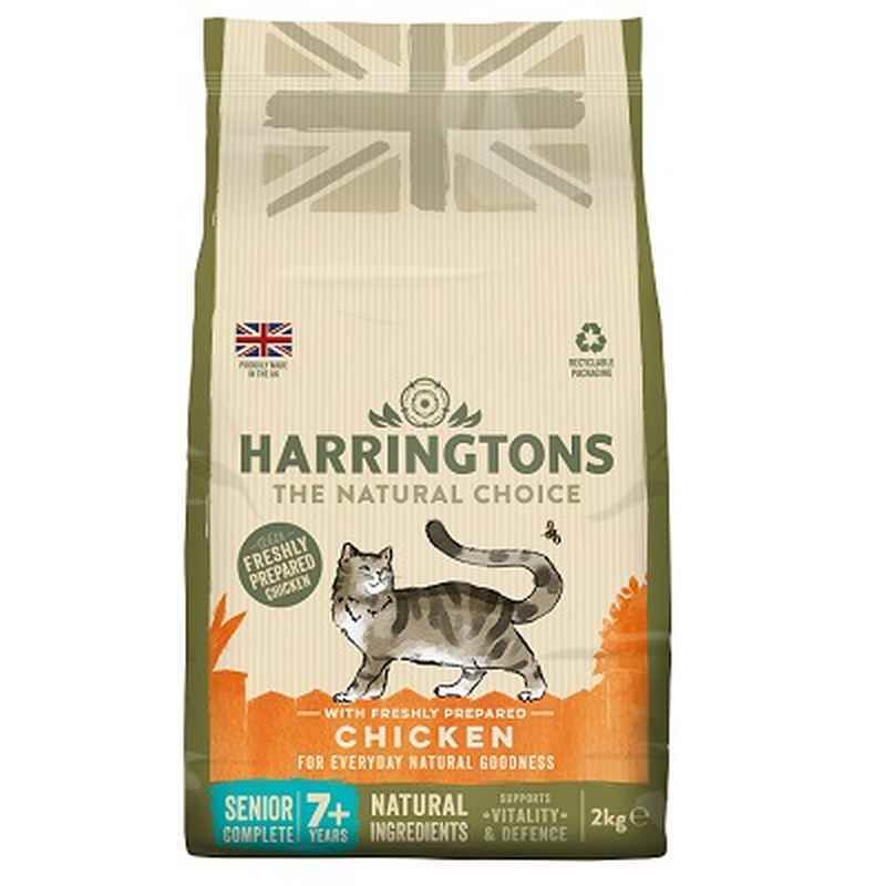 Harringtons Cat Senior Chicken 2kgx4