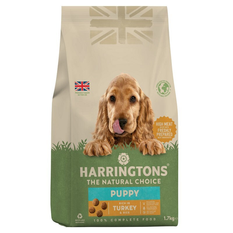 Harringtons Puppy Turkey & Rice 1.7kgx4