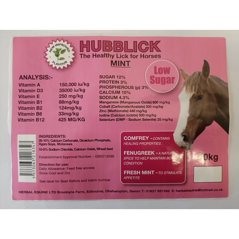 Hubblick Mint 10 kg