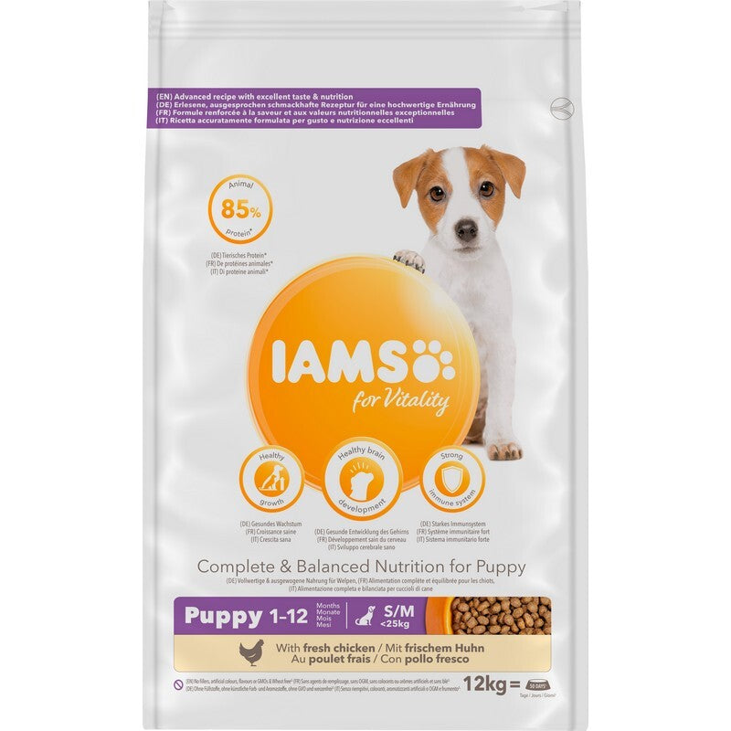 Iams Puppy Small/Medium Chicken 12 kg